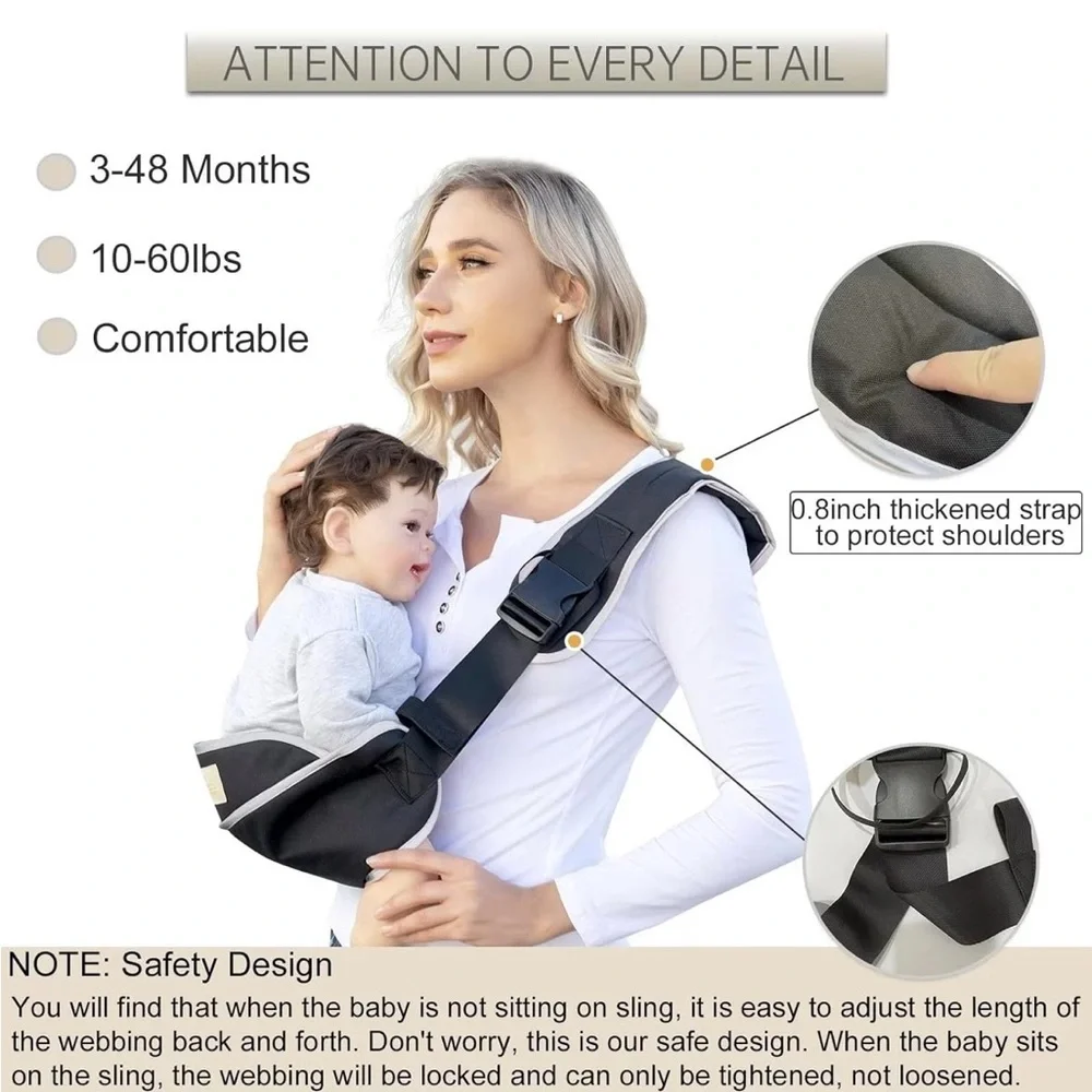 Toddler Sling Carrier - Blue